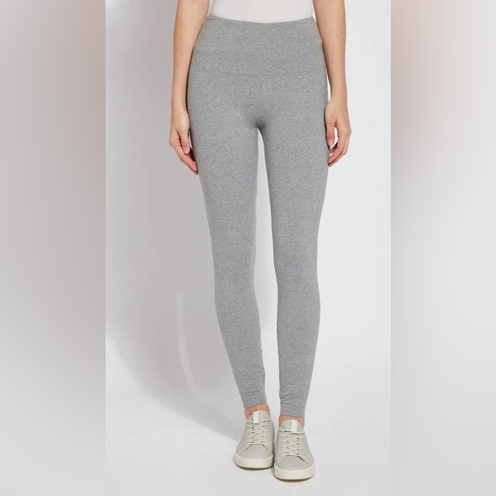 Lysse Classic Cotton Legging. Size S. Color Grey Melange.